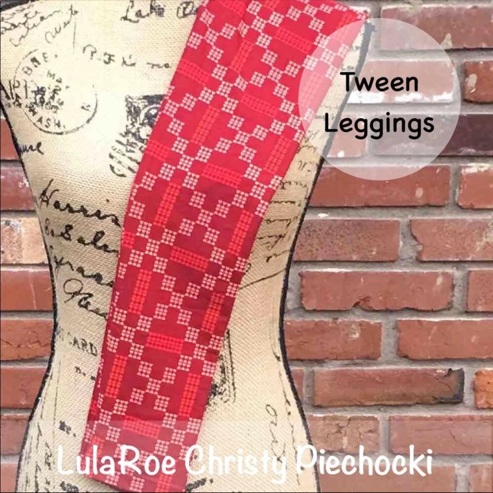 LuLaRoe Tween Valentine’s Day Leggings